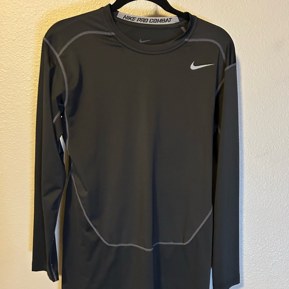 Nike Pro Combat Dri-FIT Compression Shirt in Black
